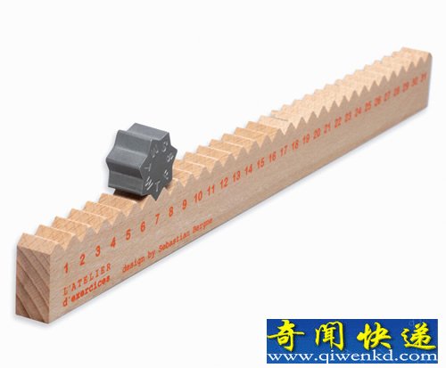 每月測(cè)量日歷 設(shè)計(jì)有鋸齒凹槽