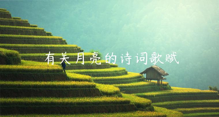 有關(guān)月亮的詩(shī)詞歌賦