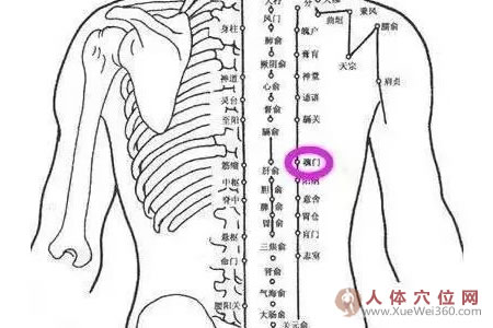 用魂門穴治療渾身骨節(jié)痛