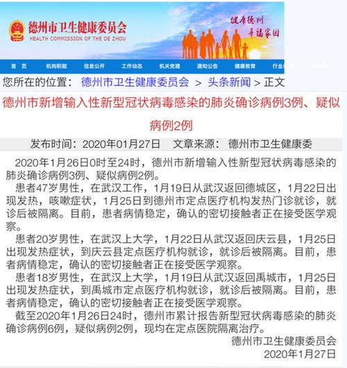 新型冠狀病毒病例癥狀,新型冠狀病毒病情癥狀