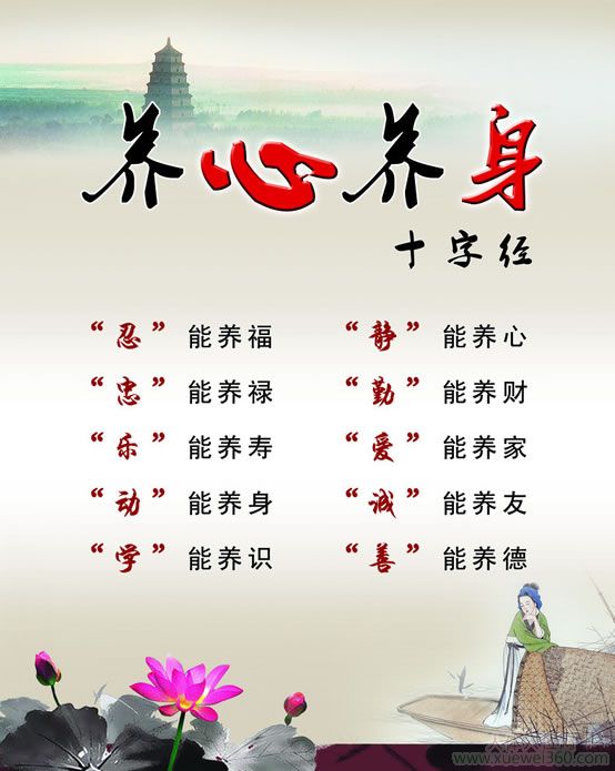 養(yǎng)心養(yǎng)身十字經(jīng)