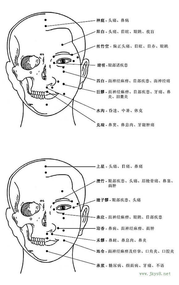 圖片詳解-人體穴位、經(jīng)脈及對(duì)應(yīng)疾病大全