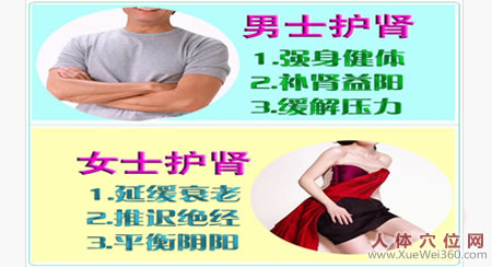 簡(jiǎn)單按摩法讓你健腎強(qiáng)身